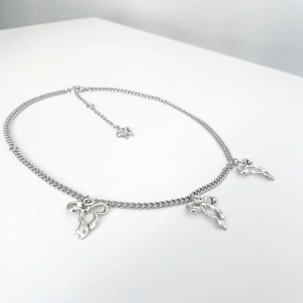 Bow Charm Necklace